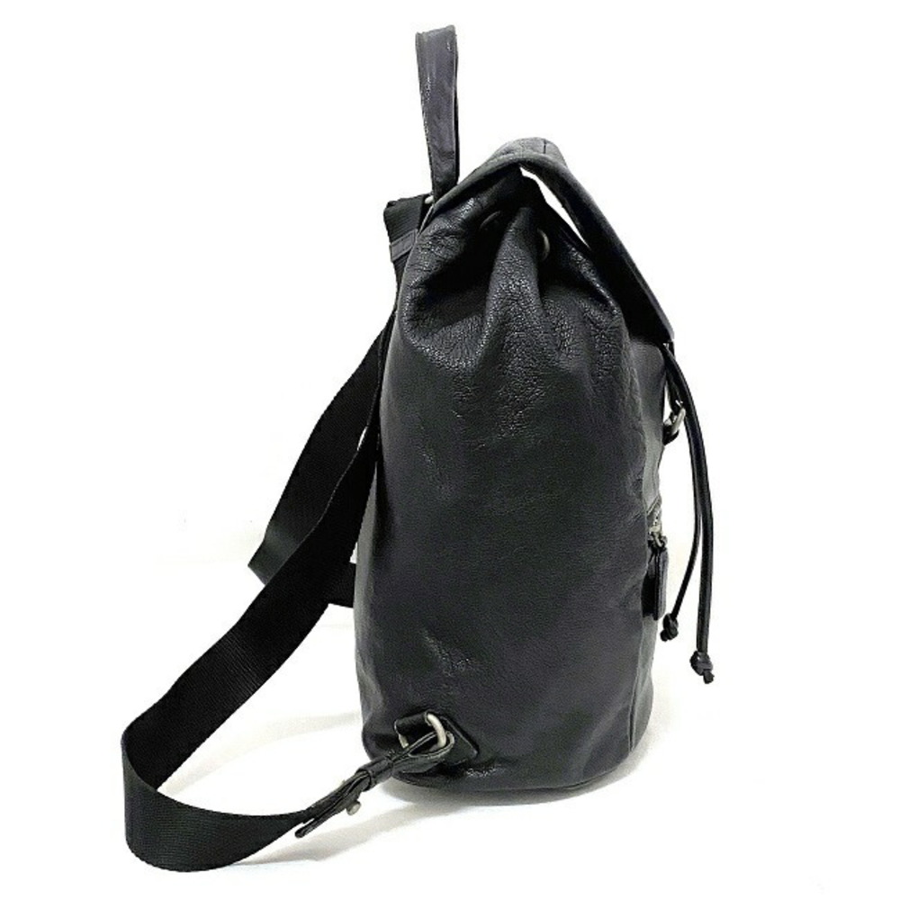 Prada Drawstring Triangle Backpack Black Leather - image 2